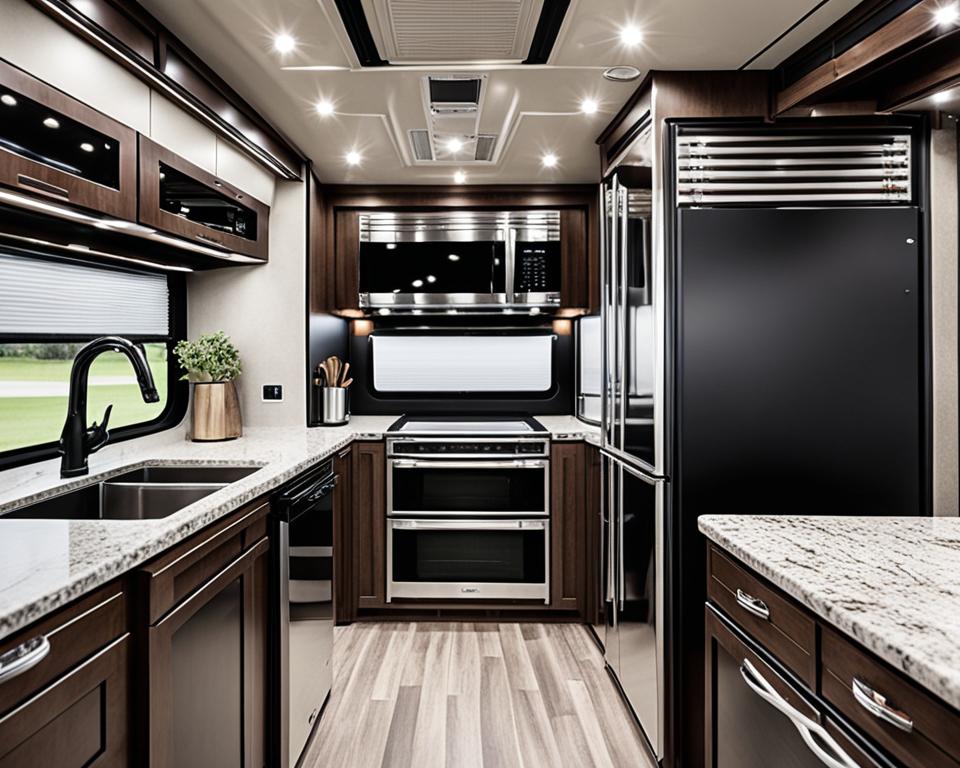 2024 Newmar Essex High-End Kitchen Appliances