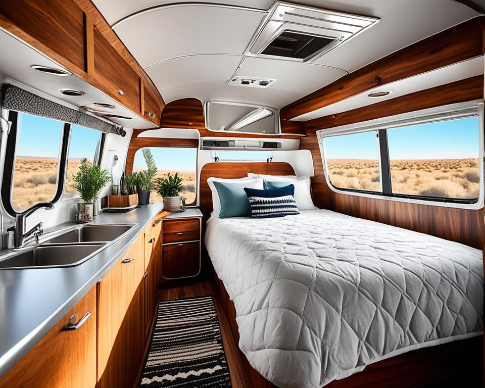 Airstream Classic bedroom