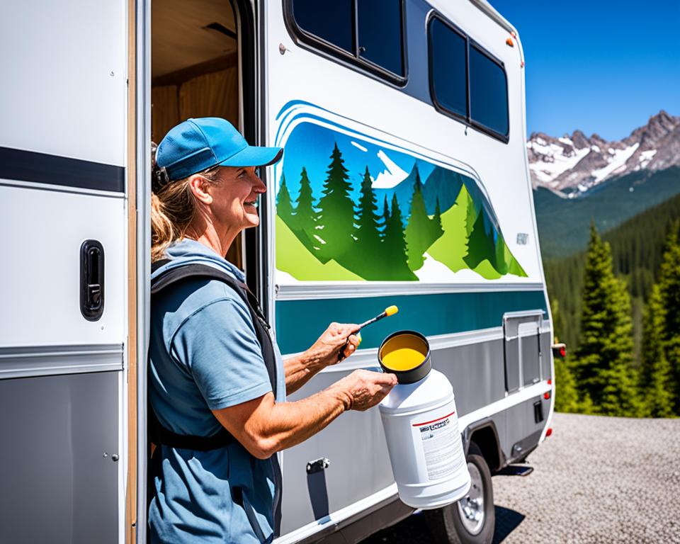 Budget-friendly RV paint touch-ups