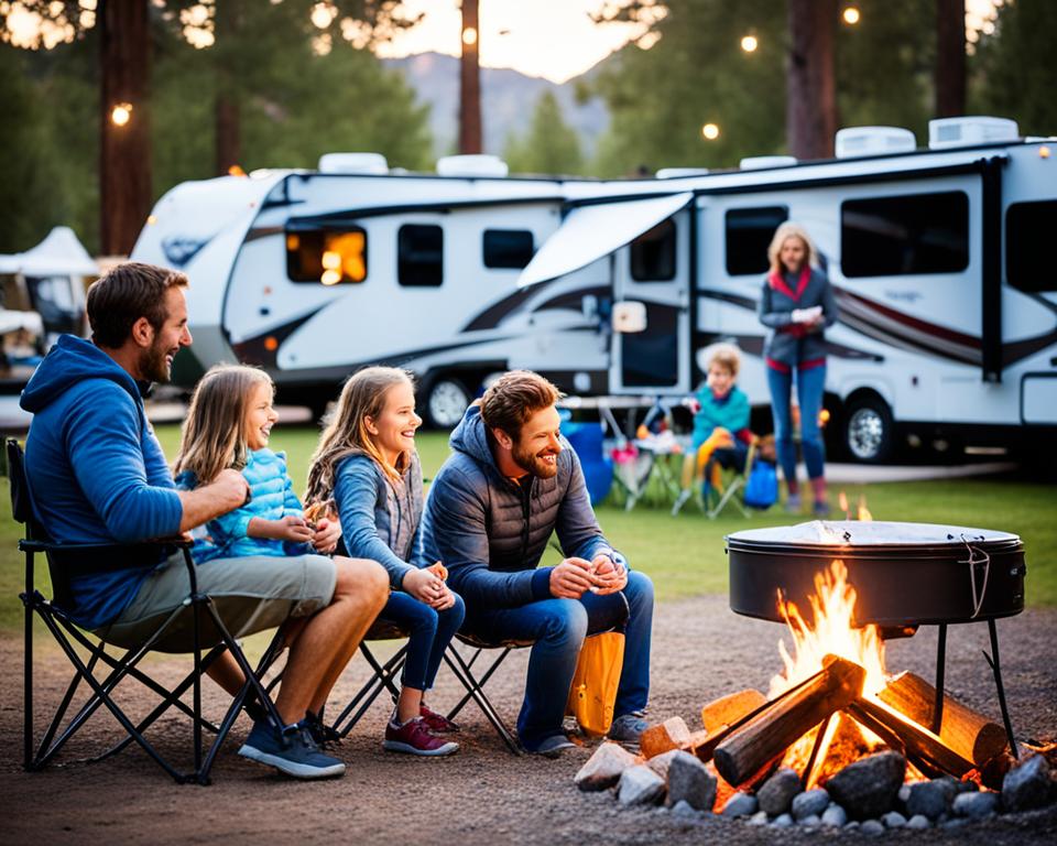 California campgrounds for families