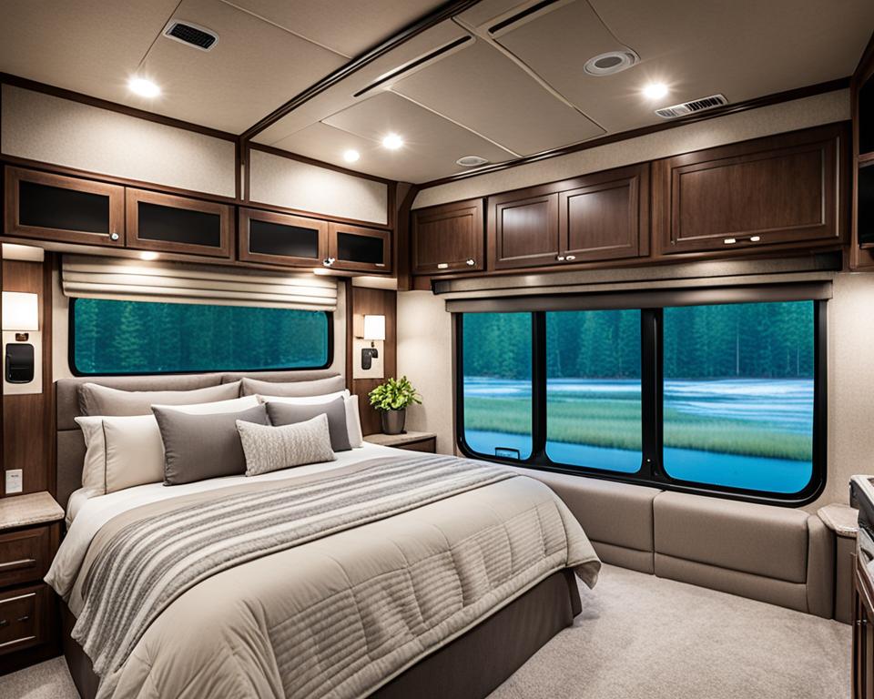 Cedar Creek Fifth Wheel Bedroom