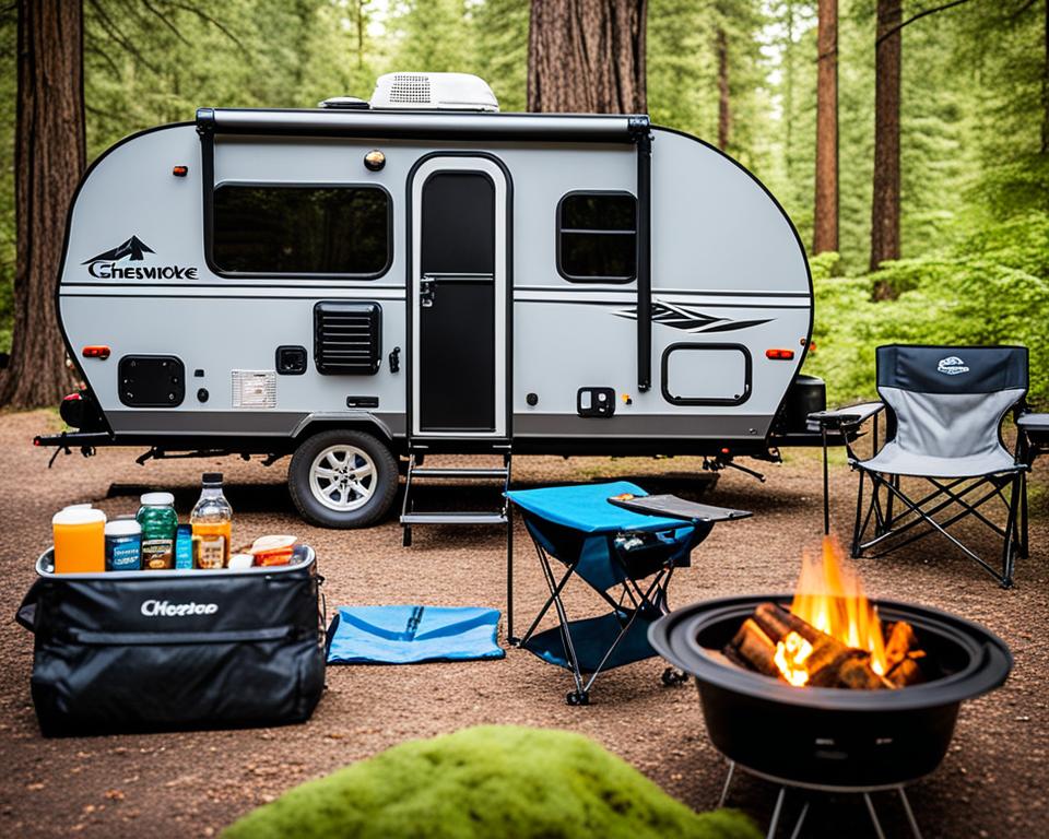 Cherokee Grey Wolf Travel Trailer gear