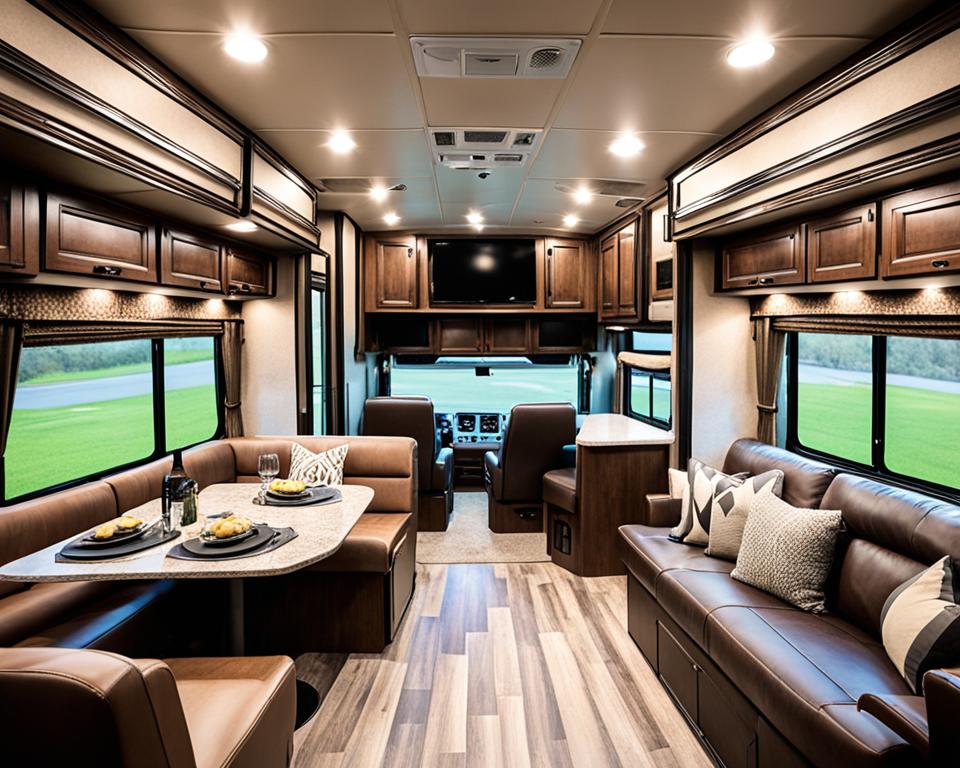 Fleetwood Pace Arrow RV Living Area