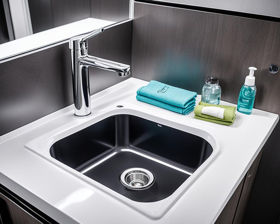 Grand Design Imagine Travel Trailer Foldable Bathroom Sink