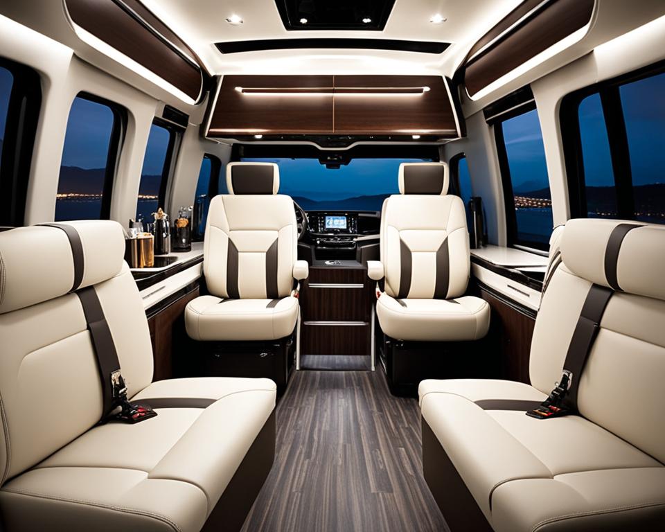 Luxurious Leisure Travel Van Interior