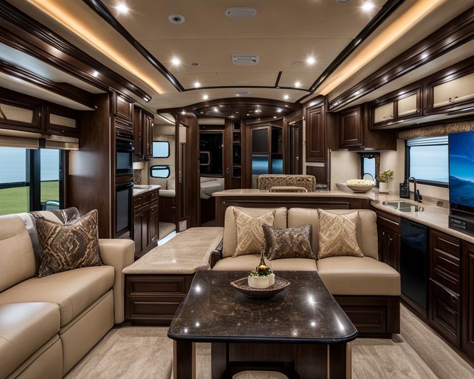 Luxury RV Interiors of Grand Design Solitude