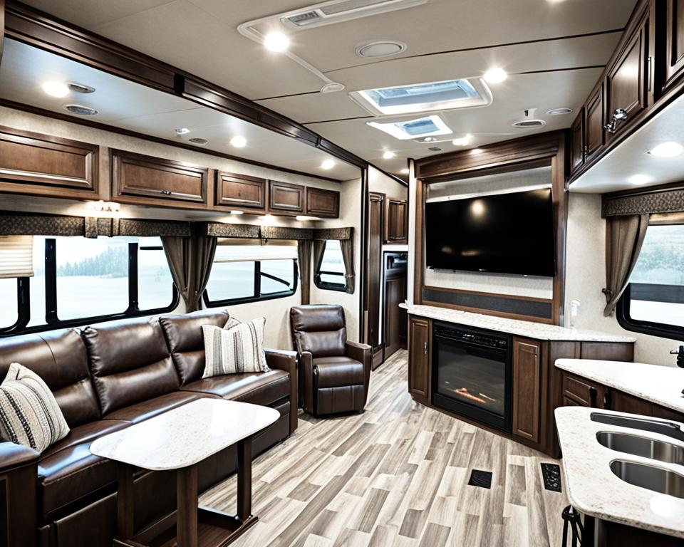 North Point Fifth Wheel user experience interior highlights