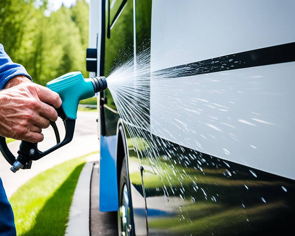 Quick RV exterior cleaning methods