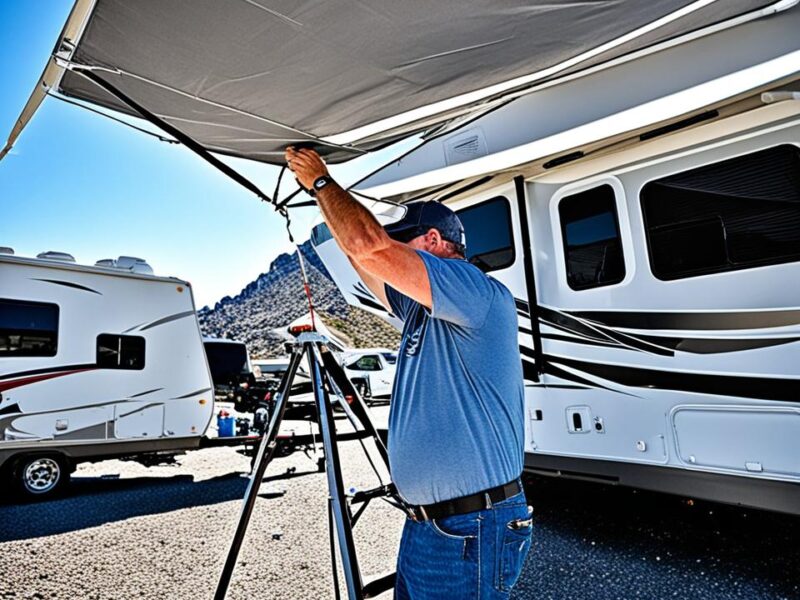 Quick fixes for RV awning tears