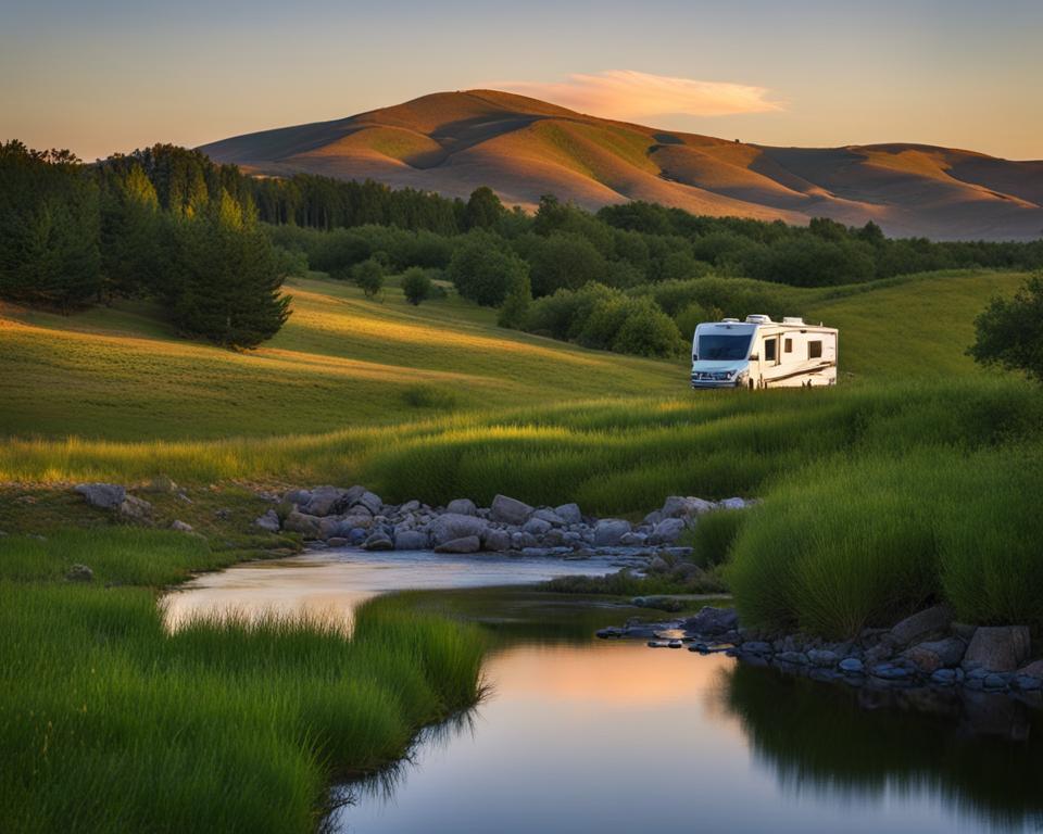 Quiet RV camping spots