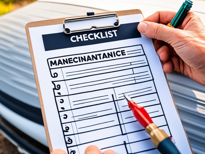 RV Maintenance Checklist for Beginners
