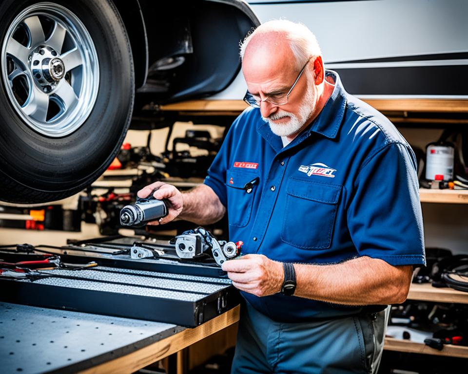 RV brake system diagnostics