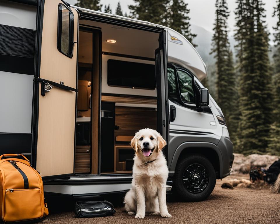 RV camping with pets