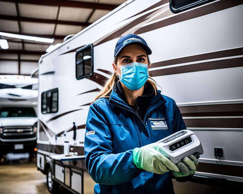 RV inspection before storage