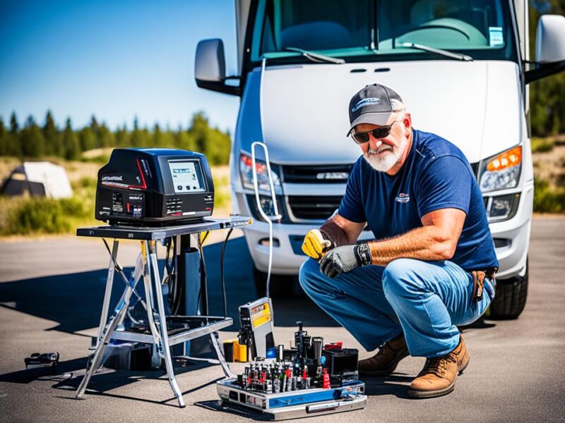 Routine checks for RV leveling systems