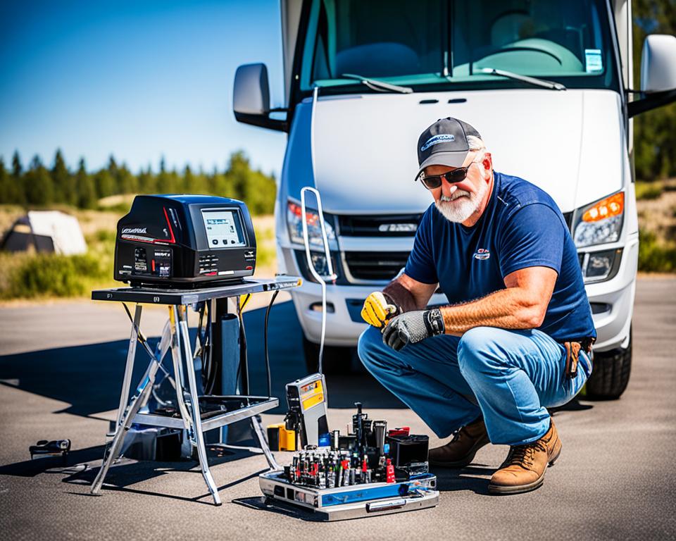 Routine checks for RV leveling systems