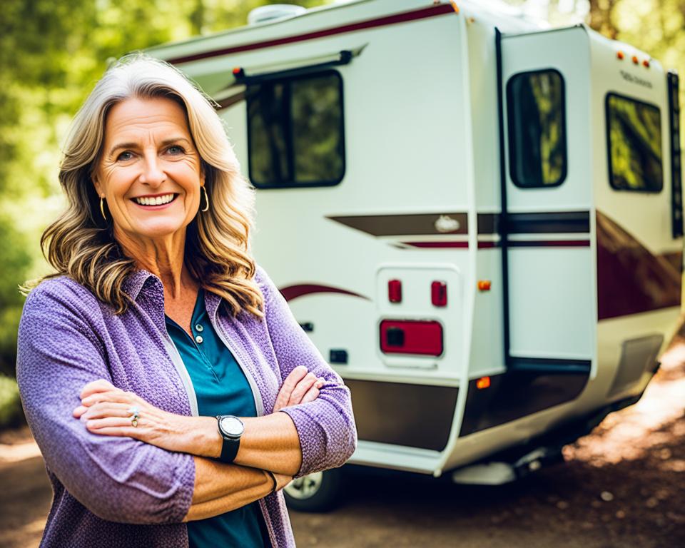 Safety tips for women traveling alone in an RV