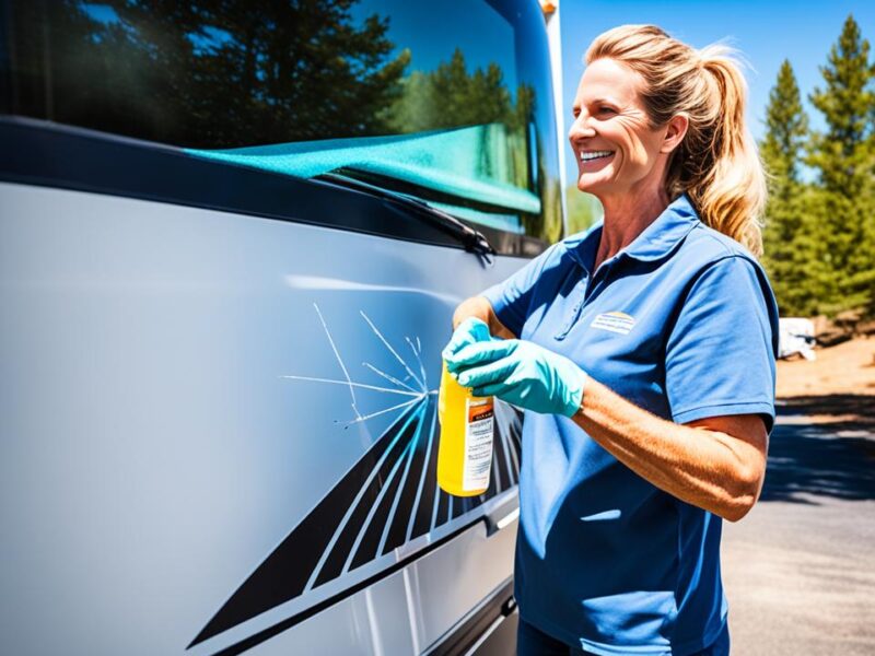 Simple steps for RV windshield care