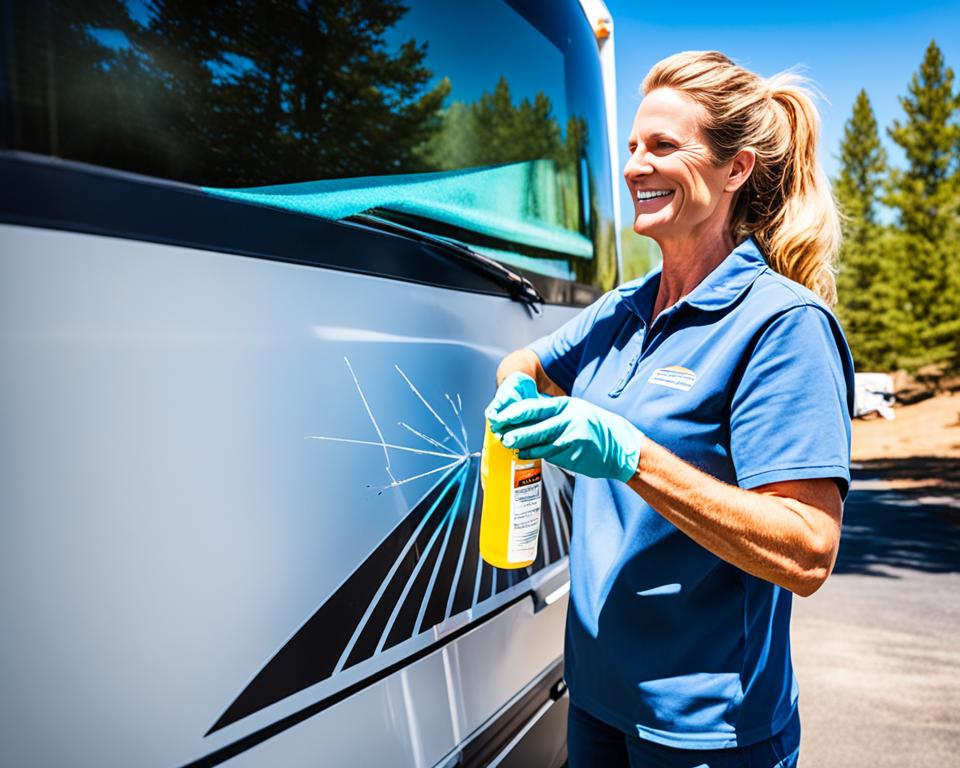 Simple steps for RV windshield care