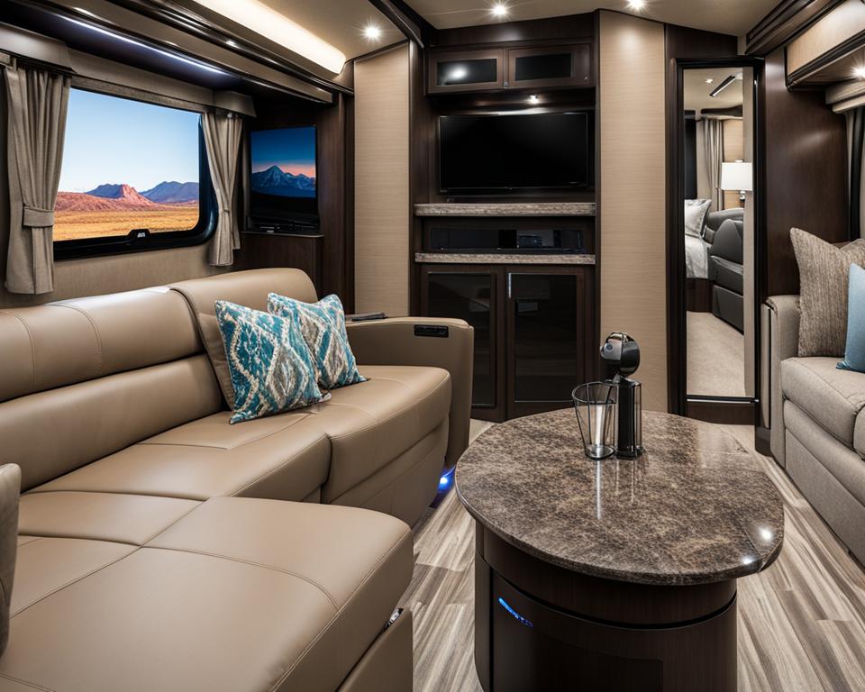 Thor Motor Coach Axis RV entertainment features