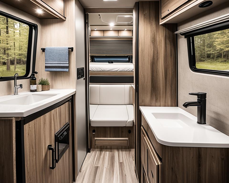 Winnebago Travato Bathroom and Shower