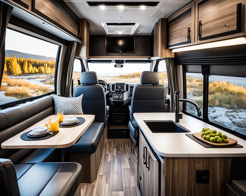 Winnebago Travato Comfort and Convenience