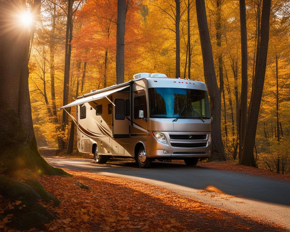 discovering the beauty of fall foliage during RV camping