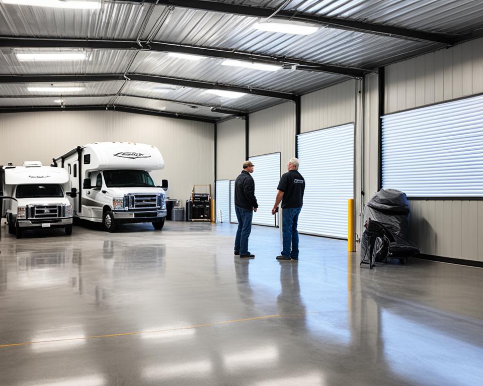 indoor RV storage