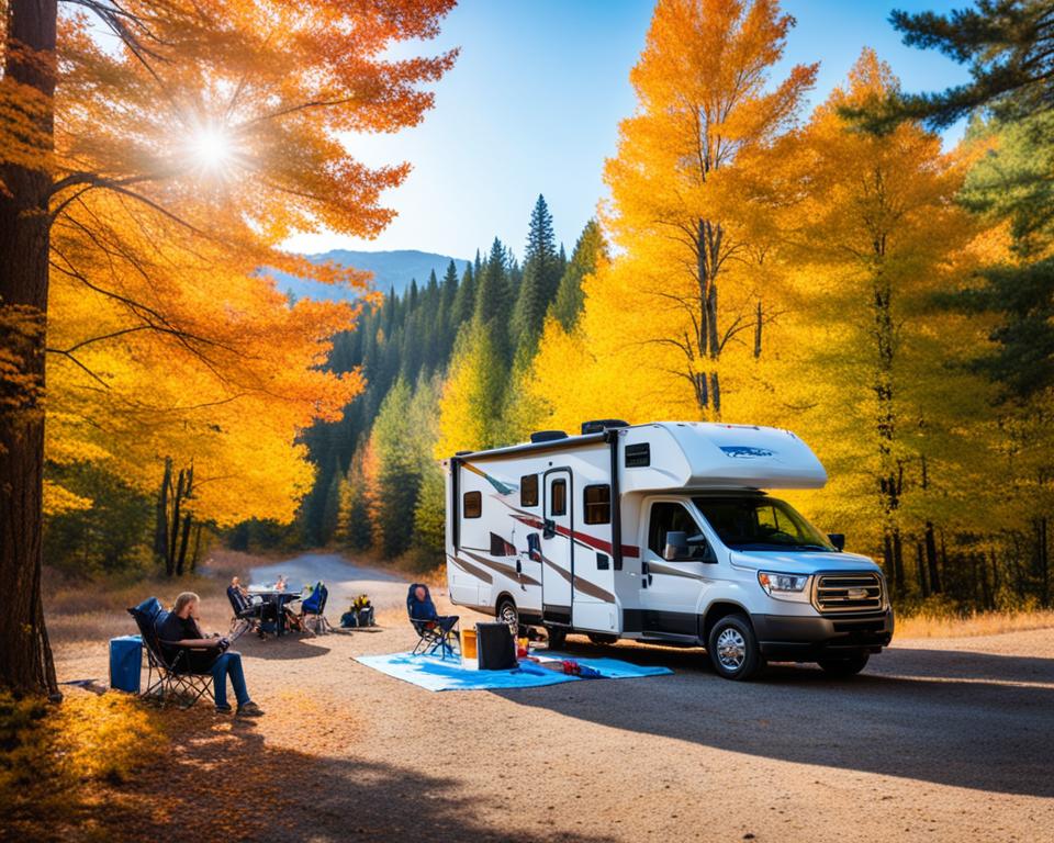 planning a fall foliage RV camping trip