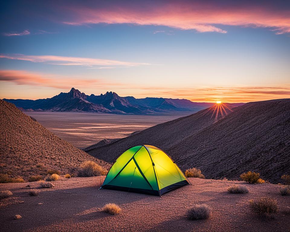 solo camping in Texas