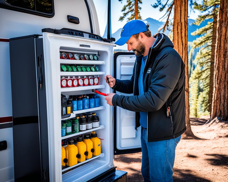 troubleshoot RV refrigerator