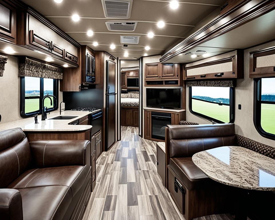 KZ Durango Sport Fifth Wheel Interior